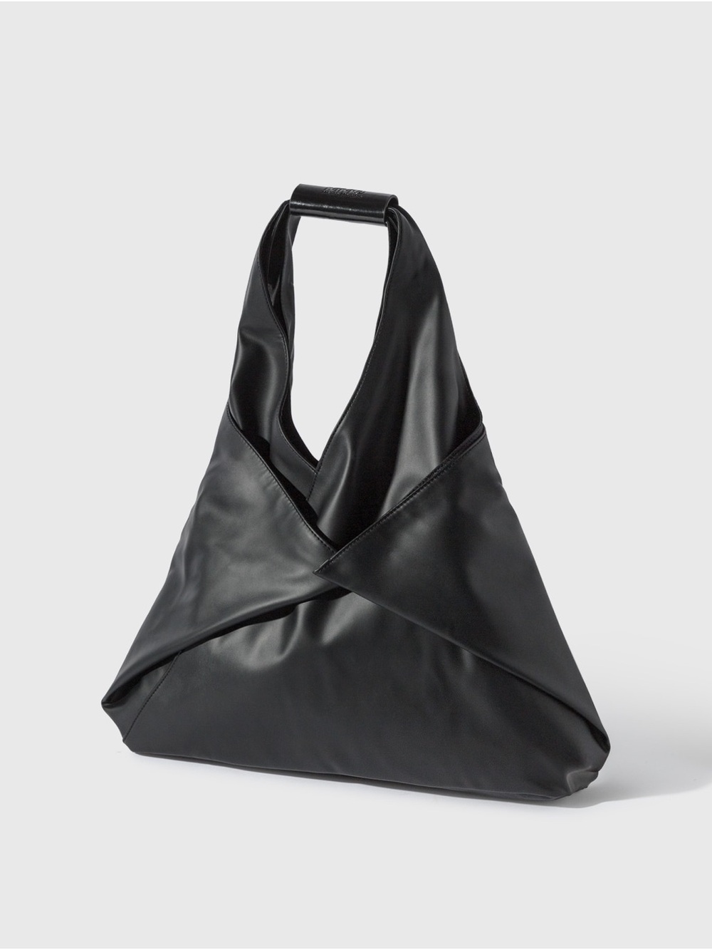 Maison Martin Margiela Black Leather Shoulder Tote - Picture 8 of 13